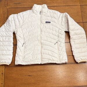 Patagonia Light Cream Quilted Jacket